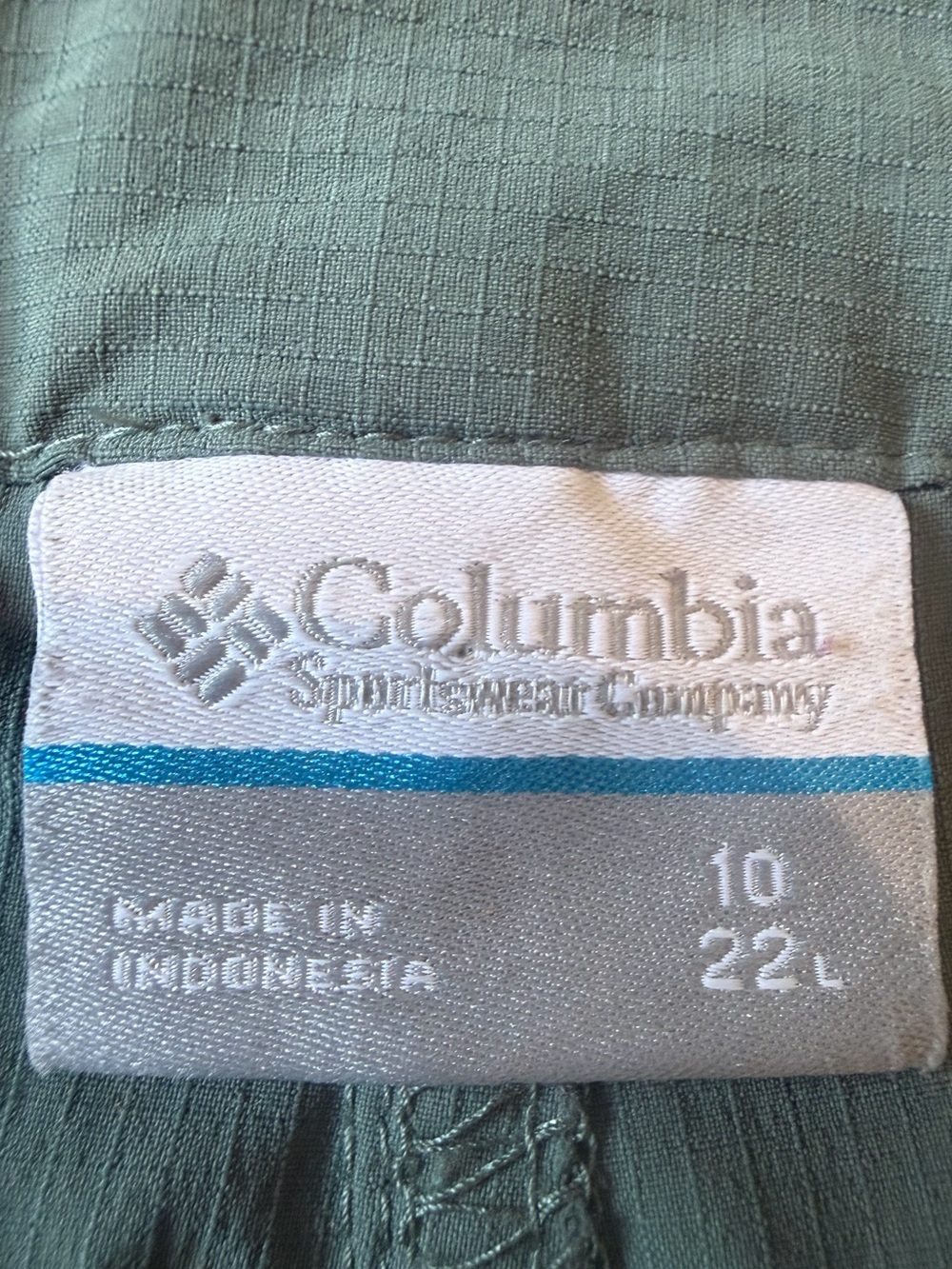 Columbia- Lightweight Outdoor Hiking Olive Green Utility Pants - Picture 3 of 6